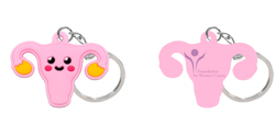Image of Uterus Keychains (Pack of 10)