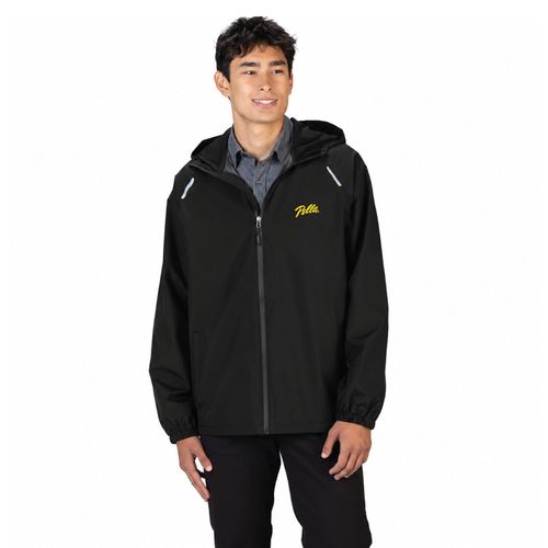 Edward Hooded Rain Jacket Black image thumbnail