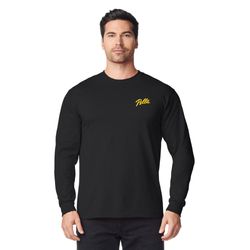Image of Gildan CVC Longsleeve T-Shirt's Black