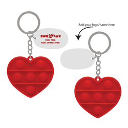 Image of Heart Fidget Key Chain