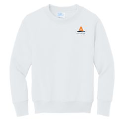 Image of Port & Co Youth Core Fleece Crewneck Sweatshirt