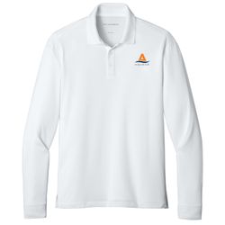 Image of Port Authority Wearever Performance Pique Long Sleeve Polo