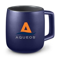 Image of 15 oz. Geo Square Handle Ceramic Mug