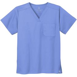 Image of Wink Unisex WorkFlex Chest Pocket V-Neck Top