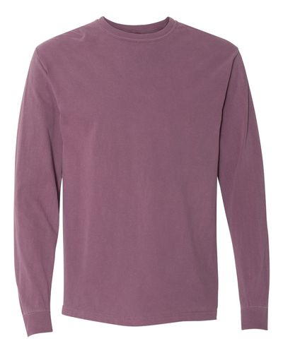 Unisex Garment-Dyed Heavyweight Long Sleeve T-Shirt - 6014 image thumbnail
