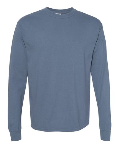 Unisex Garment-Dyed Heavyweight Long Sleeve T-Shirt - 6014 image thumbnail