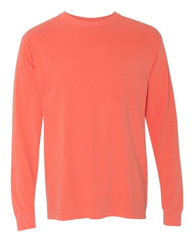 Unisex Garment-Dyed Heavyweight Long Sleeve T-Shirt - 6014 image thumbnail
