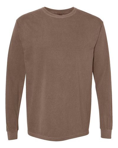 Unisex Garment-Dyed Heavyweight Long Sleeve T-Shirt - 6014 image thumbnail