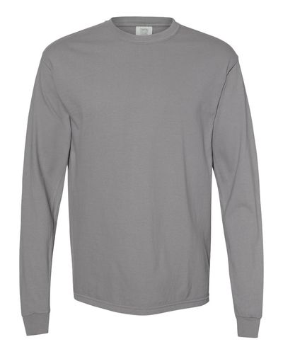 Unisex Garment-Dyed Heavyweight Long Sleeve T-Shirt - 6014 image thumbnail