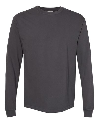 Unisex Garment-Dyed Heavyweight Long Sleeve T-Shirt - 6014 image thumbnail