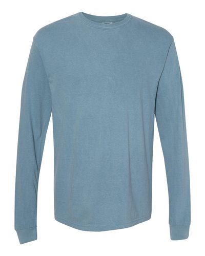 Unisex Garment-Dyed Heavyweight Long Sleeve T-Shirt - 6014 image thumbnail