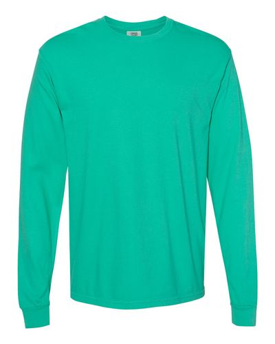 Unisex Garment-Dyed Heavyweight Long Sleeve T-Shirt - 6014 image thumbnail