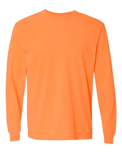 Unisex Garment-Dyed Heavyweight Long Sleeve T-Shirt - 6014 image thumbnail