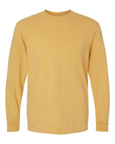 Unisex Garment-Dyed Heavyweight Long Sleeve T-Shirt - 6014 image thumbnail