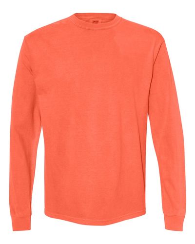 Unisex Garment-Dyed Heavyweight Long Sleeve T-Shirt - 6014 image thumbnail