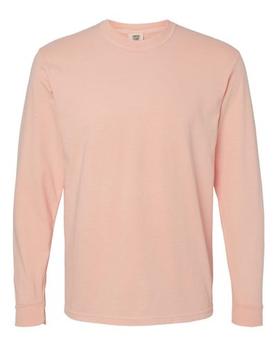 Unisex Garment-Dyed Heavyweight Long Sleeve T-Shirt - 6014 image thumbnail