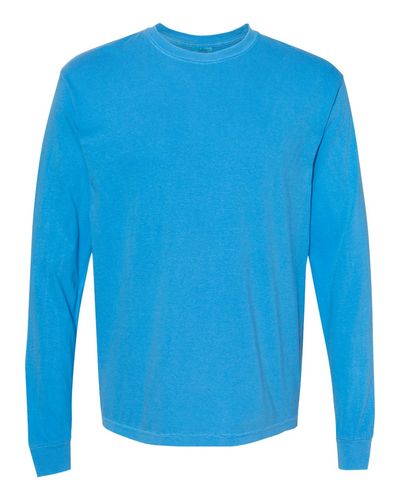 Unisex Garment-Dyed Heavyweight Long Sleeve T-Shirt - 6014 image thumbnail