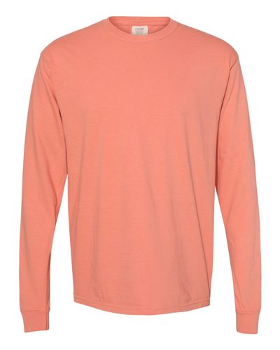 Unisex Garment-Dyed Heavyweight Long Sleeve T-Shirt - 6014 image thumbnail