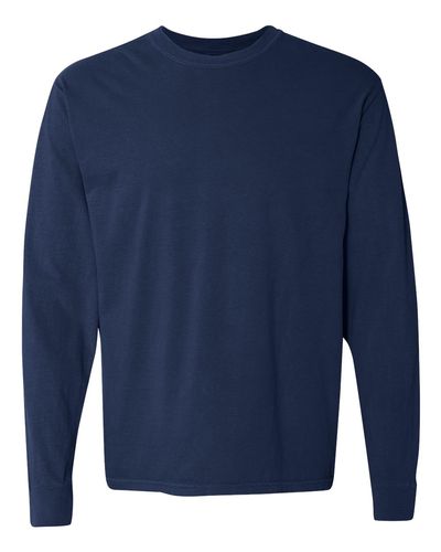 Unisex Garment-Dyed Heavyweight Long Sleeve T-Shirt - 6014 image thumbnail