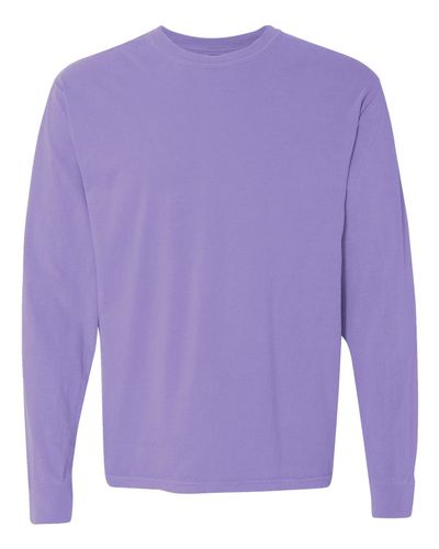Unisex Garment-Dyed Heavyweight Long Sleeve T-Shirt - 6014 image thumbnail
