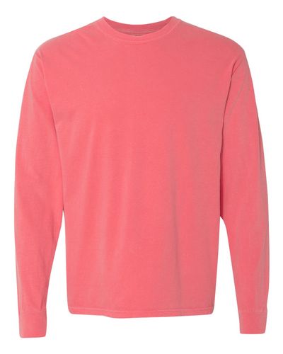 Unisex Garment-Dyed Heavyweight Long Sleeve T-Shirt - 6014 image thumbnail