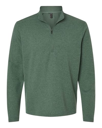 Men's 3-Stripes Quarter-Zip Sweater Pullover - A554 image thumbnail