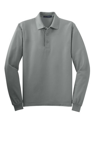 Port Authority Silk Touch Long Sleeve Polo. K500LS image thumbnail Port Authority Silk Touch Long Sleeve Polo. K500LS image thumbnail