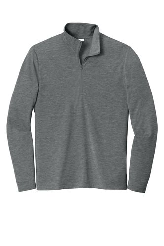Sport-Tek PosiCharge Tri-Blend Wicking 1/4-Zip Pullover. ST407 image thumbnail Sport-Tek PosiCharge Tri-Blend Wicking 1/4-Zip Pullover. ST407 image thumbnail