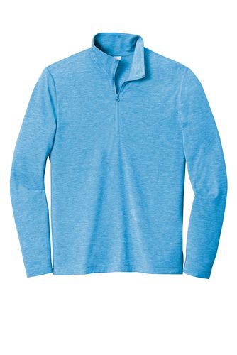 Sport-Tek PosiCharge Tri-Blend Wicking 1/4-Zip Pullover. ST407 image thumbnail Sport-Tek PosiCharge Tri-Blend Wicking 1/4-Zip Pullover. ST407 image thumbnail