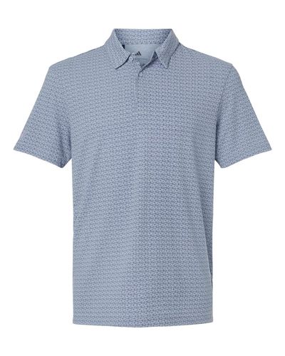Men's Blended Printed Polo - A702 image thumbnail