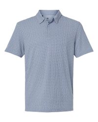 Image of Men's Blended Printed Polo - A702