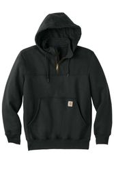 Image of Carhartt Tall Rain Defender Paxton Heavyweight Hooded Zip Mock Sweatshirt CTT100617