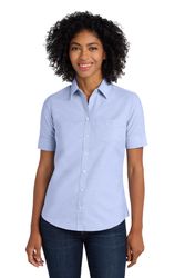 Image of Women's Short Sleeve SuperPro Oxford Shirt