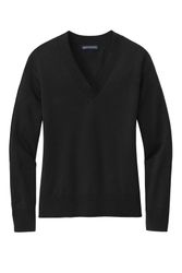 Image of Brooks Brothers Women's Cotton Stretch V-Neck Sweater 