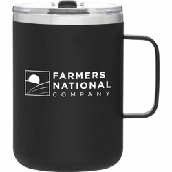 Image of 16.9 oz Stainless Insulated Camp Mug - Black