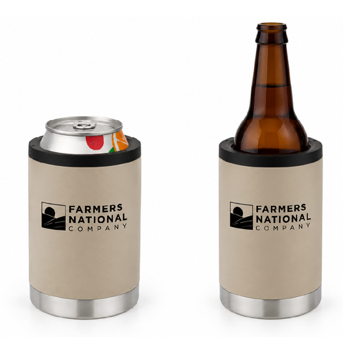 12 oz Vacuum Can Cooler - Tan image thumbnail