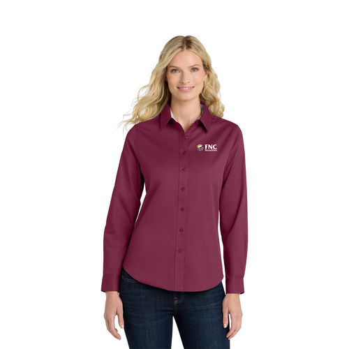FNC Securities - Women's Long-Sleeve Easy Care Shirt image thumbnail FNC Securities - Women's Long-Sleeve Easy Care Shirt image thumbnail