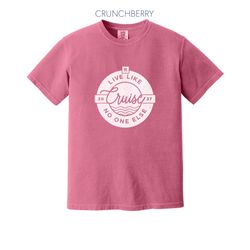 Image of Logo Tee – Front (Single Color Heavyweight, Crunchberry) 