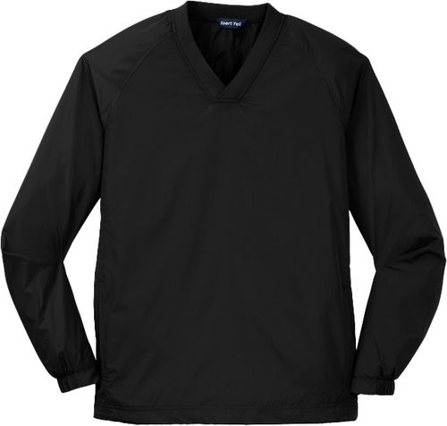 Sport-Tek® V-Neck Raglan Wind Shirt  image thumbnail