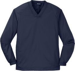 Image of Sport-Tek® V-Neck Raglan Wind Shirt 