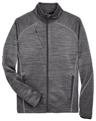 Image of North End Men's Flux Mélange Bonded Fleece Jacket