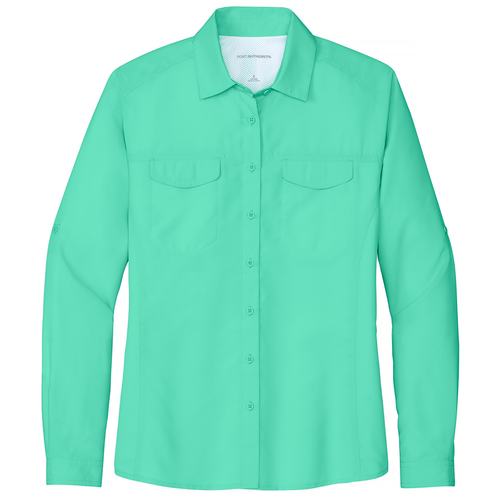 Port Authority® Ladies Long Sleeve UV Daybreak Shirt image thumbnail