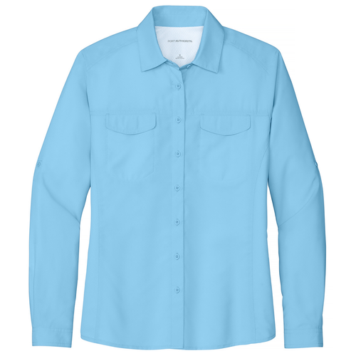 Port Authority® Ladies Long Sleeve UV Daybreak Shirt image thumbnail