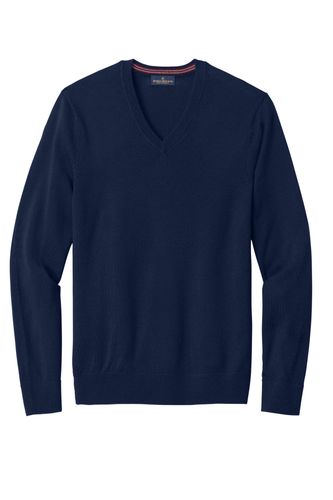 Brooks Brothers Washable Merino V-Neck Sweater BB18410 image thumbnail