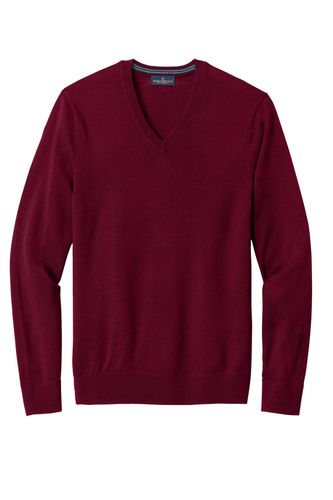 Brooks Brothers Washable Merino V-Neck Sweater BB18410 image thumbnail