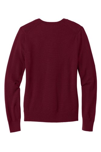 Brooks Brothers Women's Washable Merino V-Neck Sweater BB18411 image thumbnail