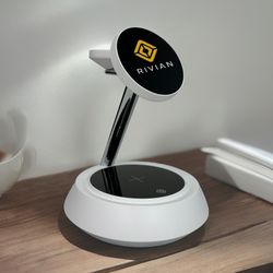 Image of Phoenix Qi - 3-in-1 Wireless Charger with Ambient LED Lighting