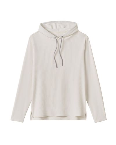 Johnnie-O Men's Hoppin Ribbed Knit Performance Hoodie image thumbnail