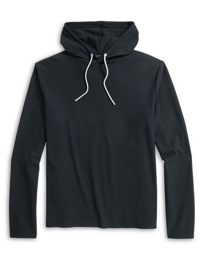 Johnnie-O Men's Hoppin Ribbed Knit Performance Hoodie image thumbnail