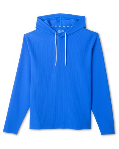 Johnnie-O Men's Hoppin Ribbed Knit Performance Hoodie image thumbnail